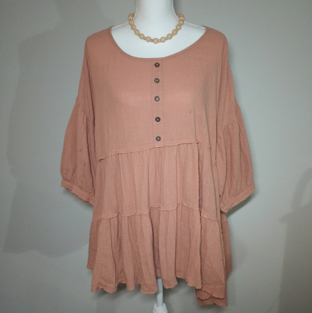 Easel Mauve Tunic size Large